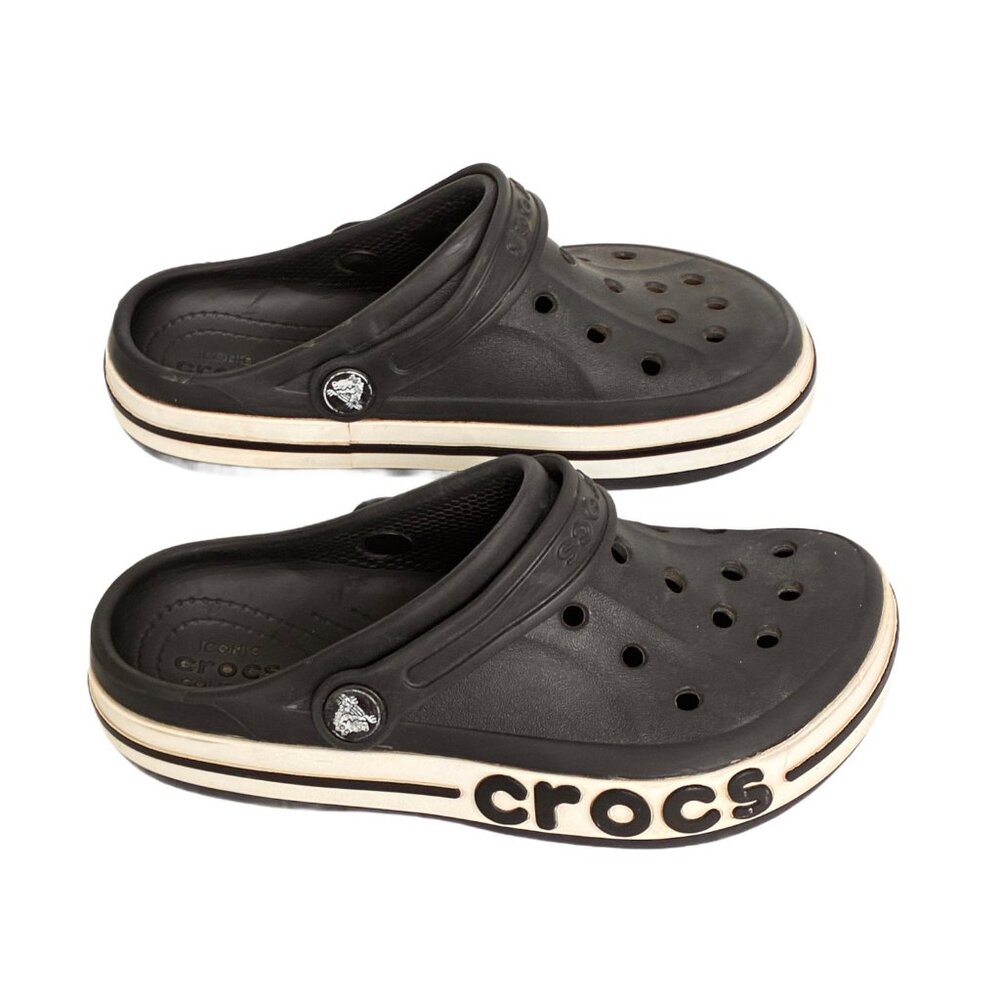 Crocs Black Bayaband Clogs Kids Size 13